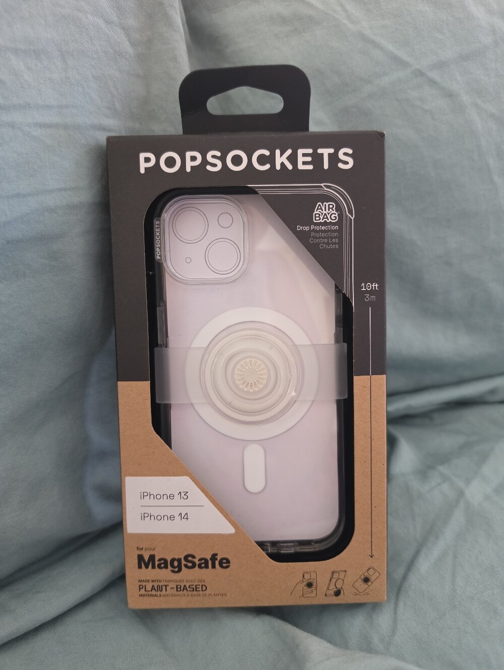 PopSocket Clear MagSafe Phone Case with Integrated PopGrip for iPhone 13 or 14